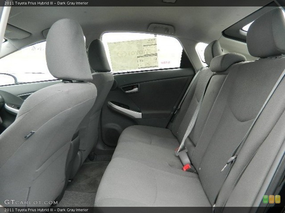 Dark Gray Interior Photo for the 2011 Toyota Prius Hybrid III #60724894