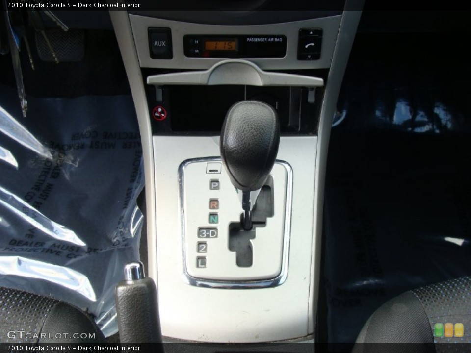 Dark Charcoal Interior Transmission for the 2010 Toyota Corolla S #60724900