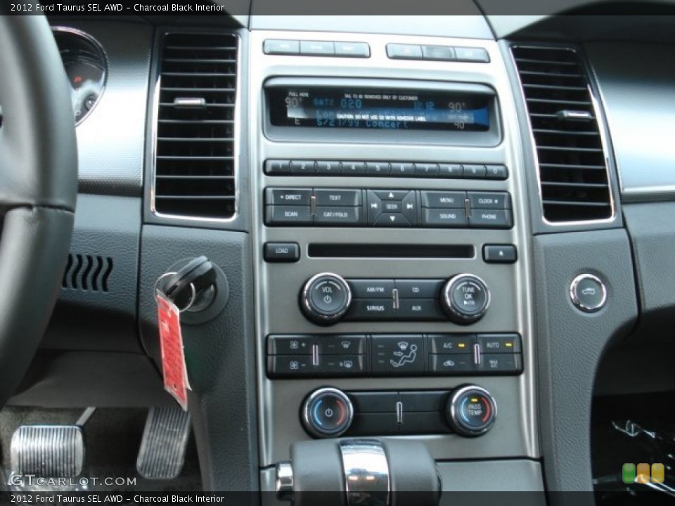Charcoal Black Interior Controls for the 2012 Ford Taurus SEL AWD #60726400