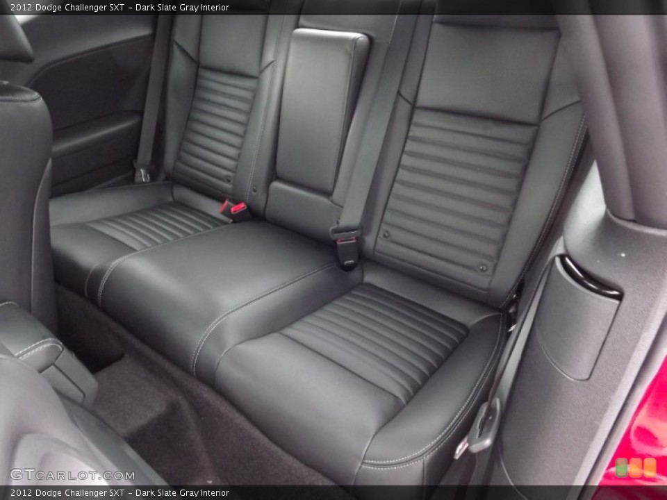 Dark Slate Gray Interior Rear Seat for the 2012 Dodge Challenger SXT #60726991