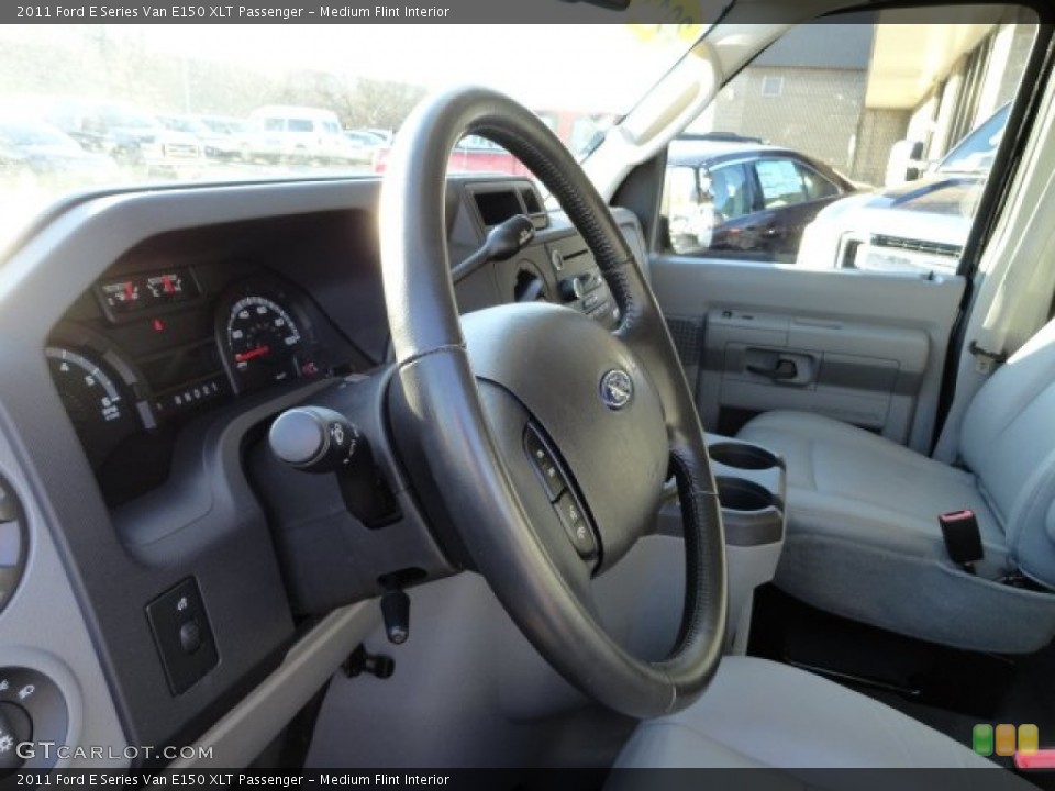 Medium Flint Interior Steering Wheel for the 2011 Ford E Series Van E150 XLT Passenger #60728794
