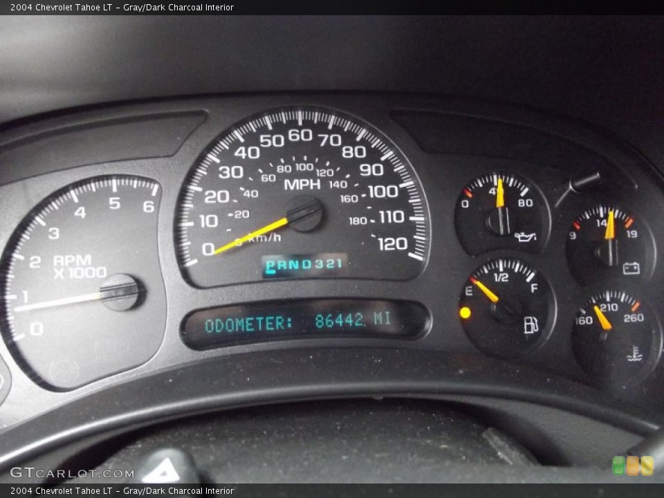 Gray/Dark Charcoal Interior Gauges for the 2004 Chevrolet Tahoe LT #60731869