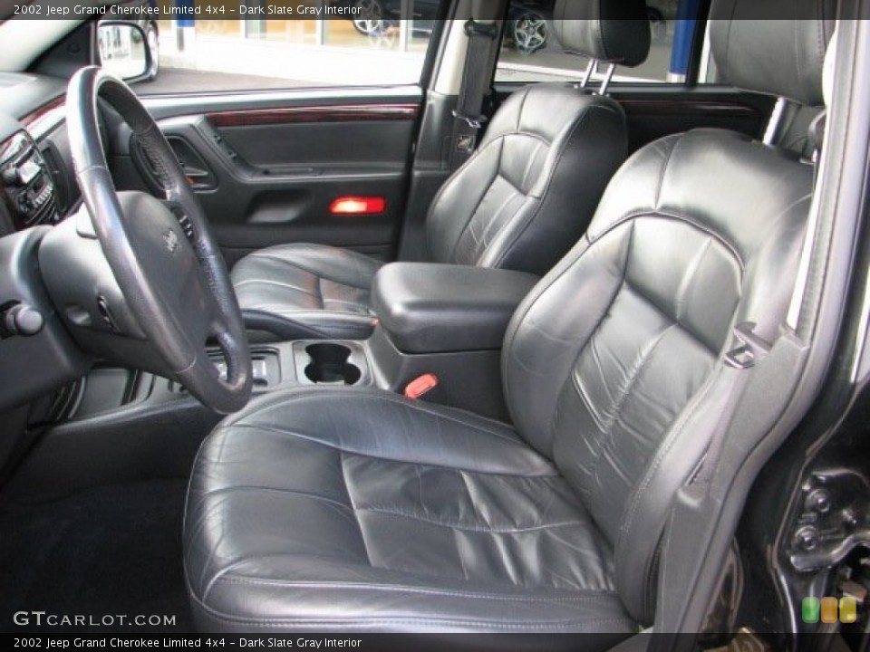 Dark Slate Gray Interior Photo for the 2002 Jeep Grand Cherokee Limited 4x4 #60734356