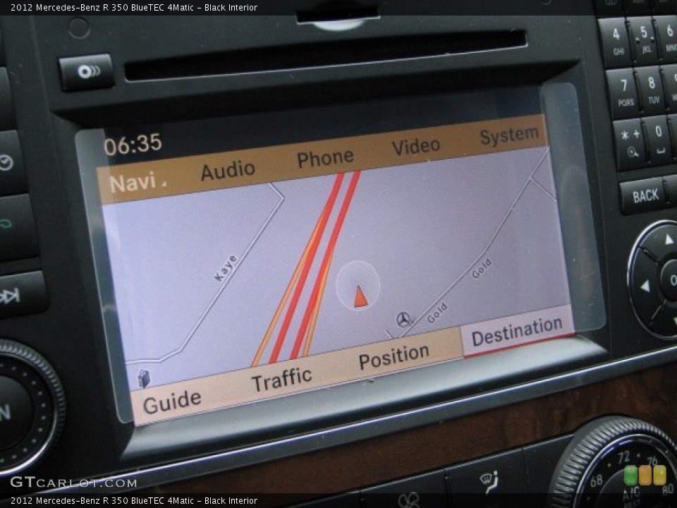 Black Interior Navigation for the 2012 Mercedes-Benz R 350 BlueTEC 4Matic #60735040