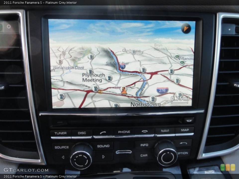 Platinum Grey Interior Navigation for the 2011 Porsche Panamera S #60737470