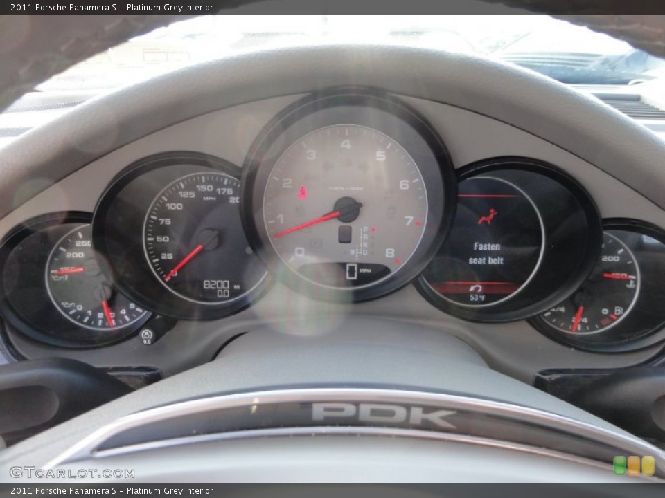 Platinum Grey Interior Gauges for the 2011 Porsche Panamera S #60737500