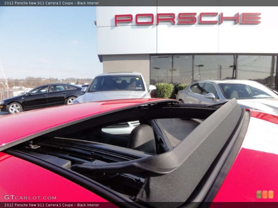 Black Interior Sunroof for the 2012 Porsche New 911 Carrera S Coupe #60737737