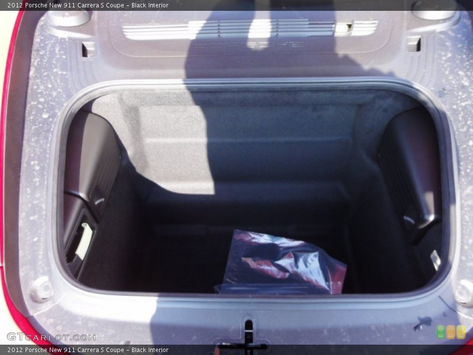 Black Interior Trunk for the 2012 Porsche New 911 Carrera S Coupe #60737800