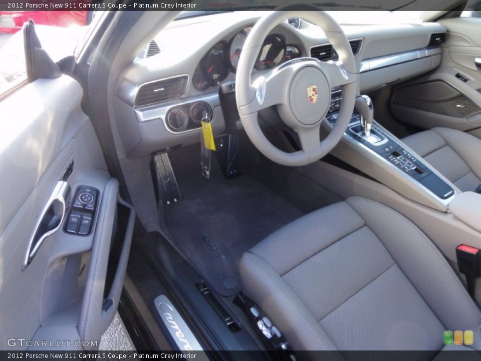 Platinum Grey Interior Photo for the 2012 Porsche New 911 Carrera S Coupe #60738019