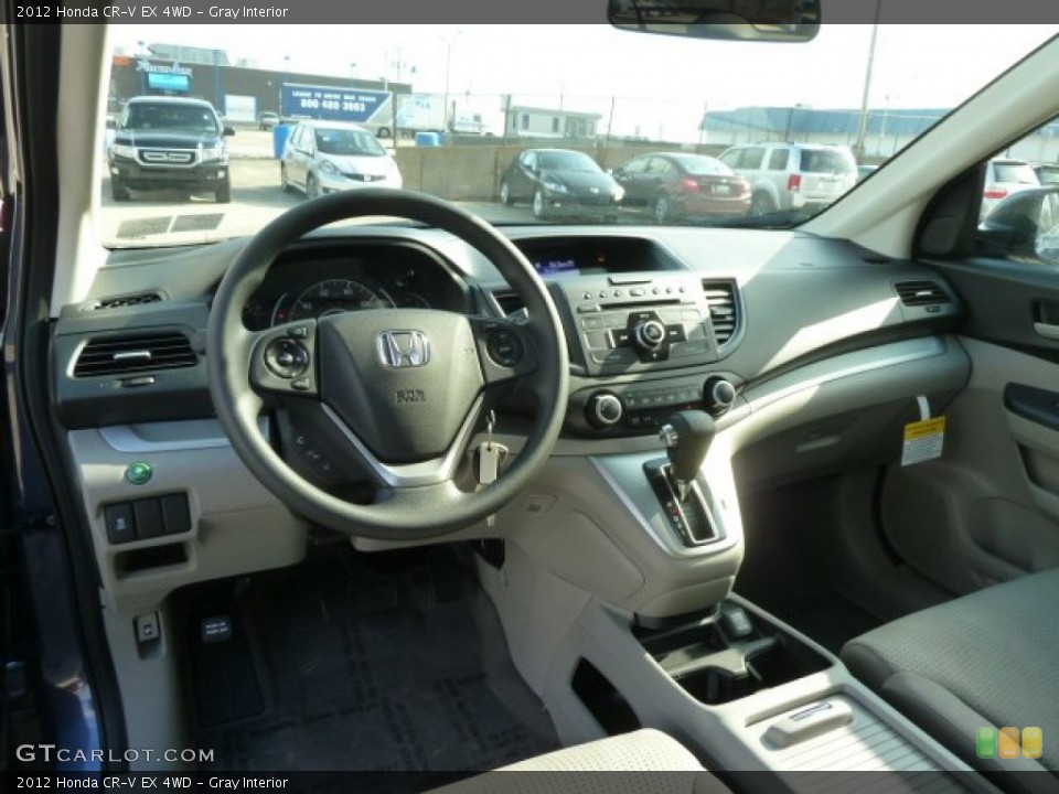 Gray Interior Dashboard for the 2012 Honda CR-V EX 4WD #60738099