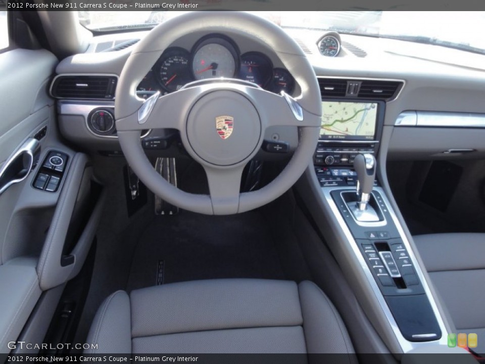 Platinum Grey Interior Dashboard for the 2012 Porsche New 911 Carrera S Coupe #60738212