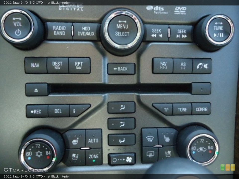 Jet Black Interior Controls for the 2011 Saab 9-4X 3.0i XWD #60739742