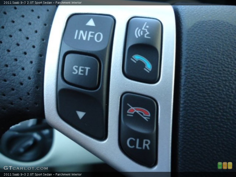 Parchment Interior Controls for the 2011 Saab 9-3 2.0T Sport Sedan #60739932