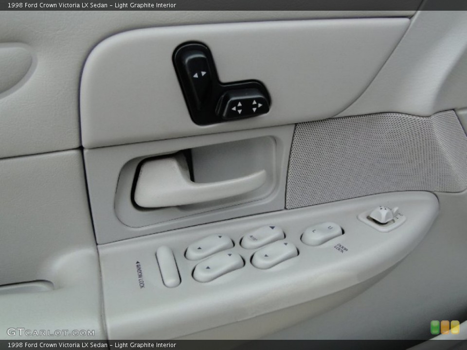 Light Graphite Interior Controls for the 1998 Ford Crown Victoria LX Sedan #60741251