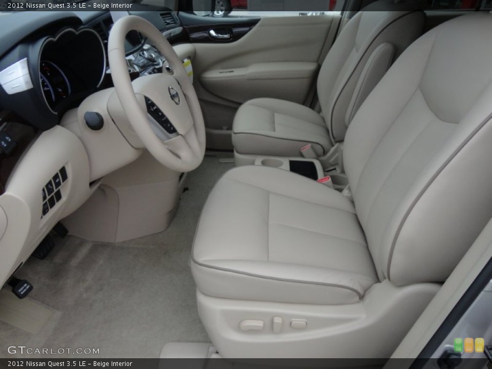 Beige Interior Photo for the 2012 Nissan Quest 3.5 LE #60742418