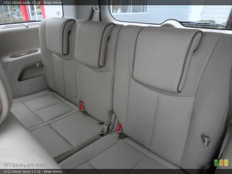 Beige Interior Photo for the 2012 Nissan Quest 3.5 LE #60742434