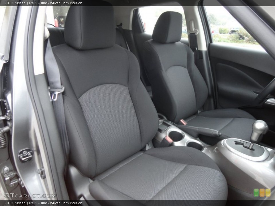 Black/Silver Trim Interior Front Seat for the 2012 Nissan Juke S #60742703