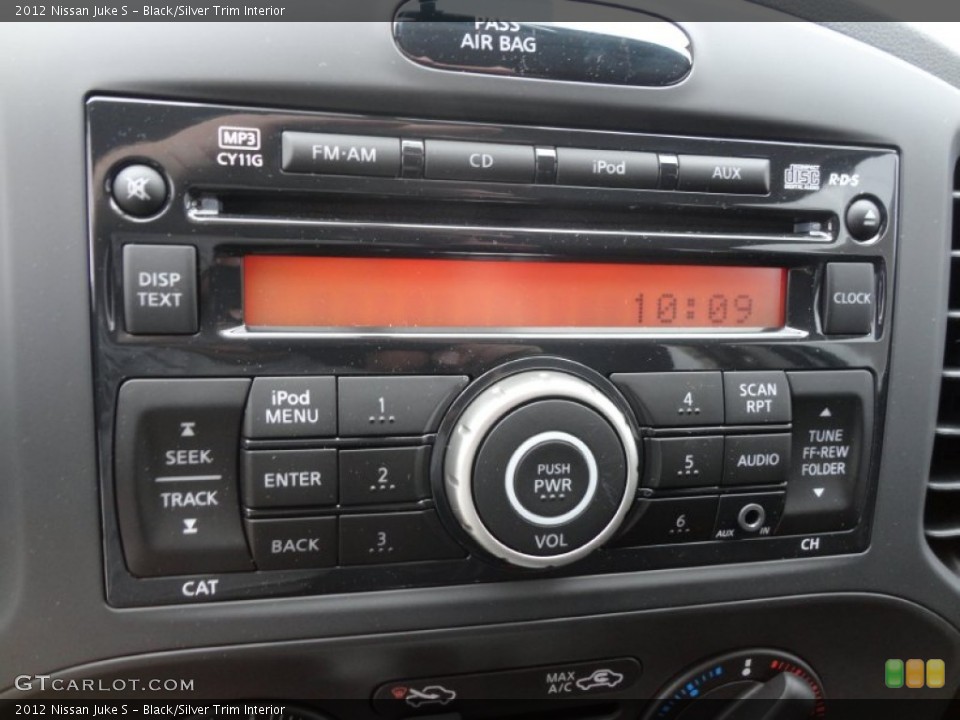 Black/Silver Trim Interior Audio System for the 2012 Nissan Juke S #60742753