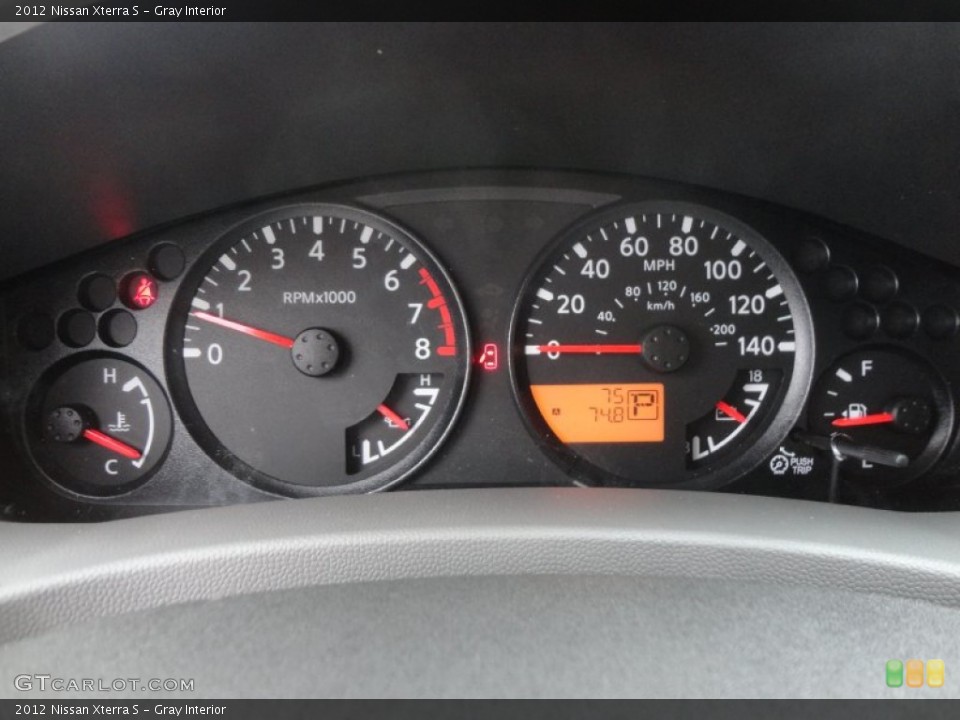 Gray Interior Gauges for the 2012 Nissan Xterra S #60743480