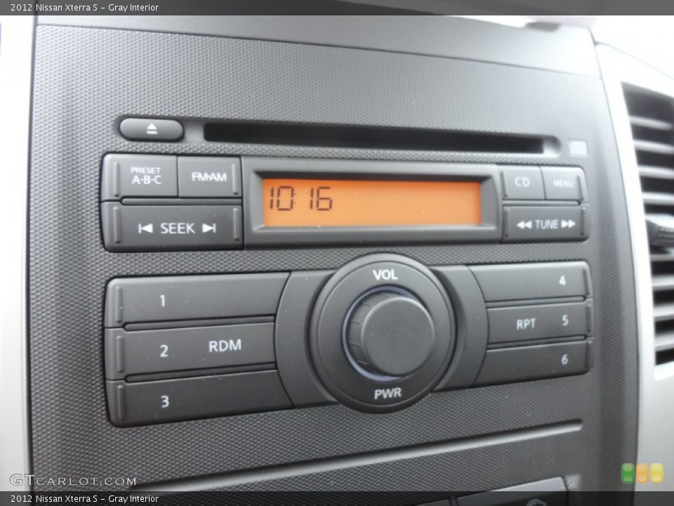 Gray Interior Audio System for the 2012 Nissan Xterra S #60743489