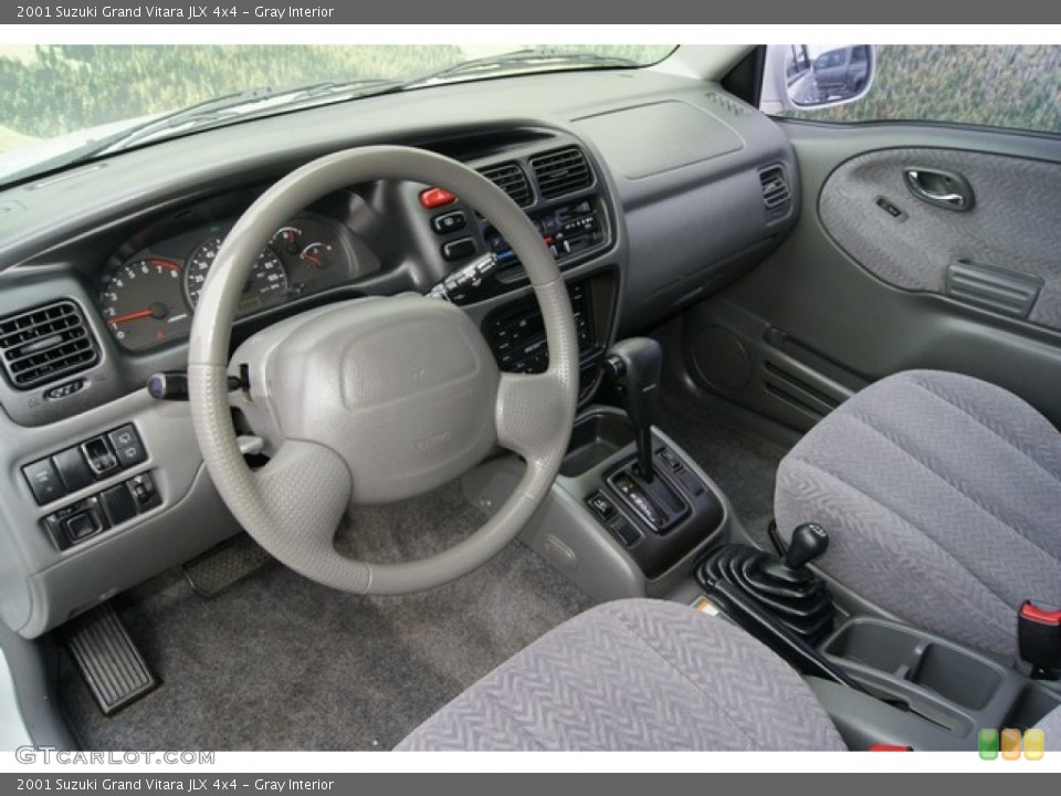 Gray Interior Prime Interior for the 2001 Suzuki Grand Vitara JLX 4x4 #60743750