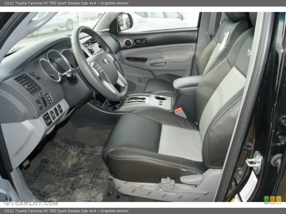 Graphite Interior Photo for the 2012 Toyota Tacoma V6 TRD Sport Double Cab 4x4 #60744574