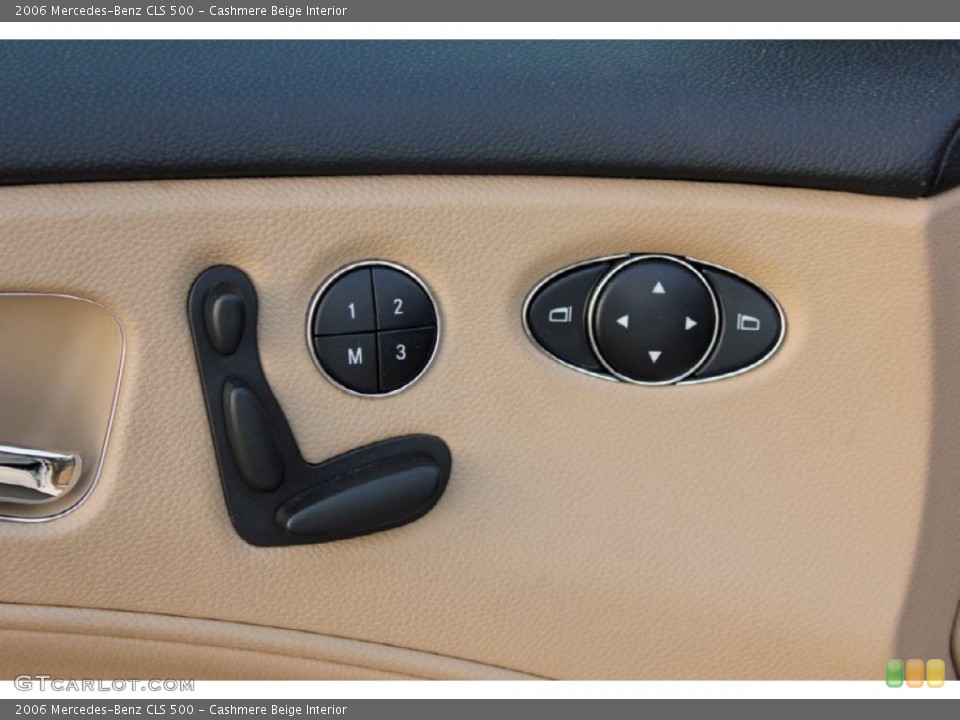 Cashmere Beige Interior Controls for the 2006 Mercedes-Benz CLS 500 #60744647