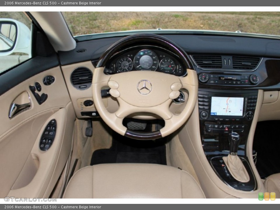 Cashmere Beige Interior Dashboard for the 2006 Mercedes-Benz CLS 500 #60744805