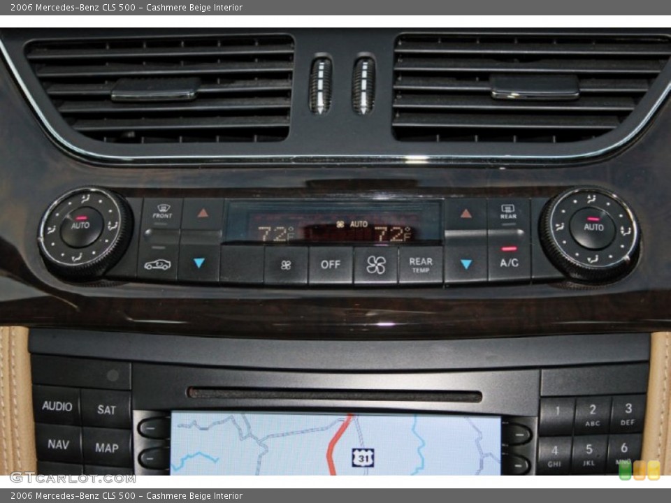 Cashmere Beige Interior Controls for the 2006 Mercedes-Benz CLS 500 #60744815