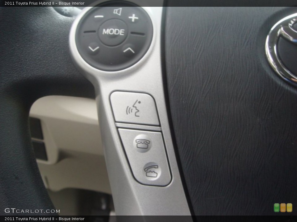Bisque Interior Controls for the 2011 Toyota Prius Hybrid II #60745235