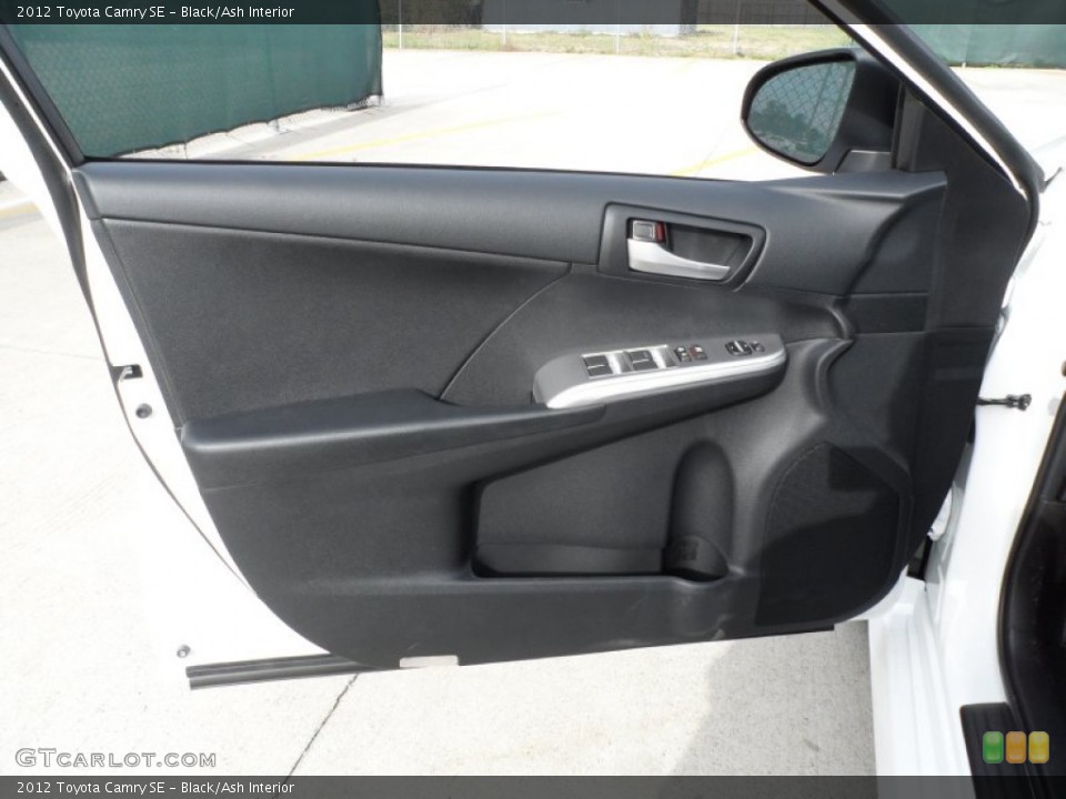 Black/Ash Interior Door Panel for the 2012 Toyota Camry SE #60747080