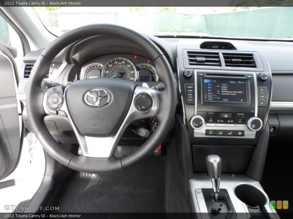 Black/Ash Interior Dashboard for the 2012 Toyota Camry SE #60747113