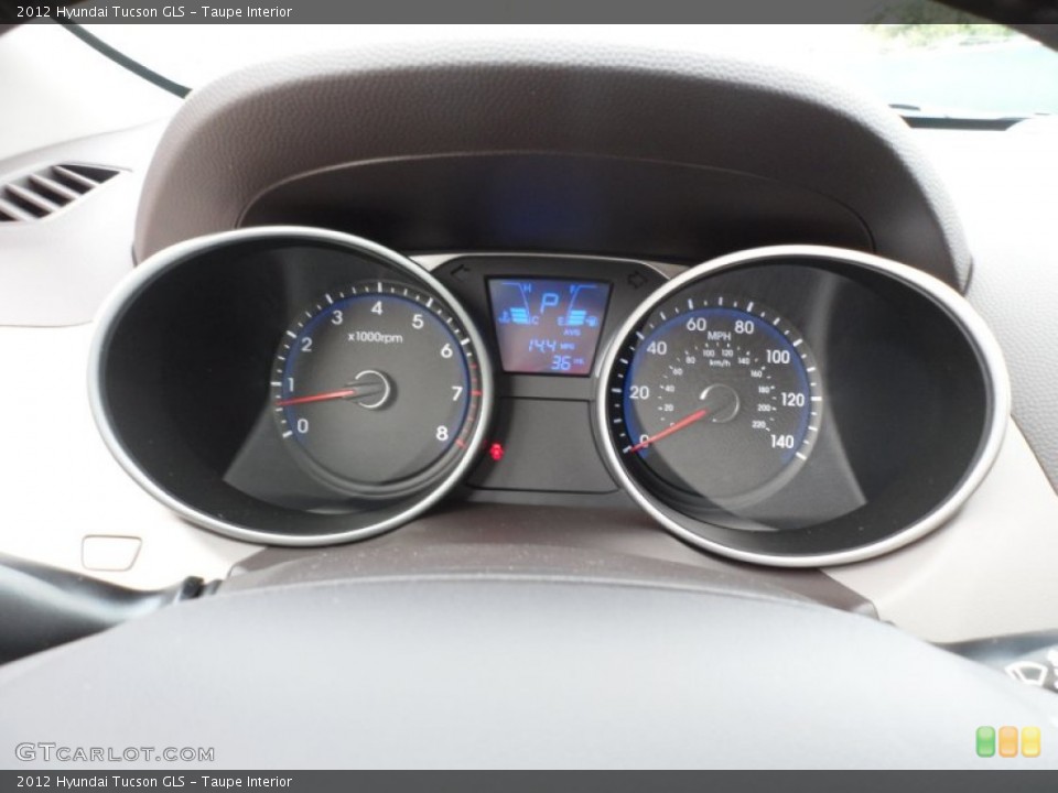 Taupe Interior Gauges for the 2012 Hyundai Tucson GLS #60747485