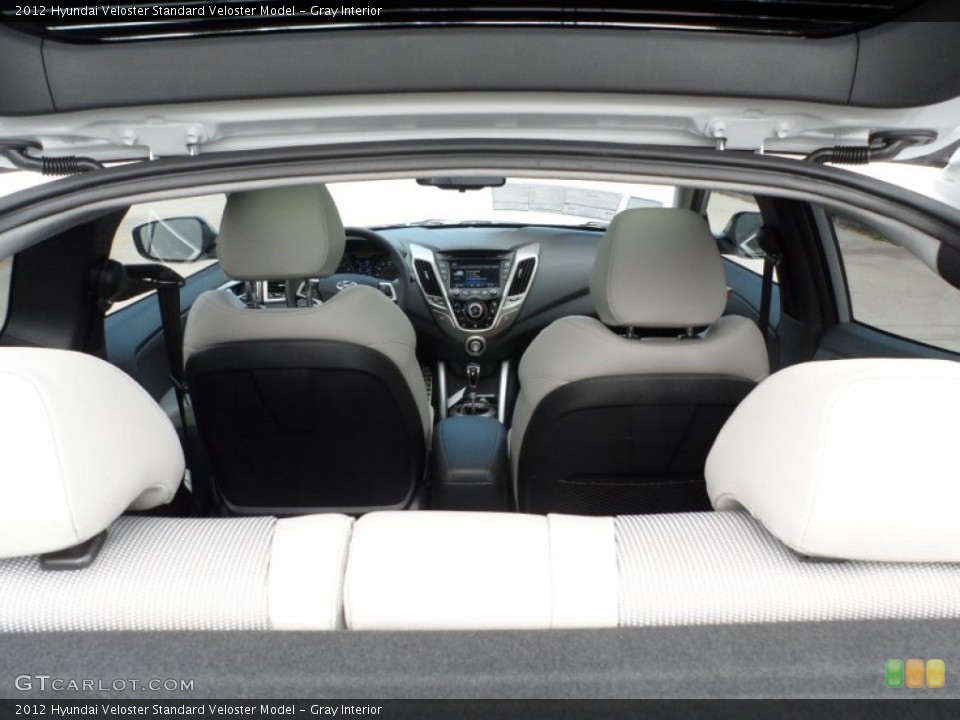 Gray Interior Photo for the 2012 Hyundai Veloster  #60748553