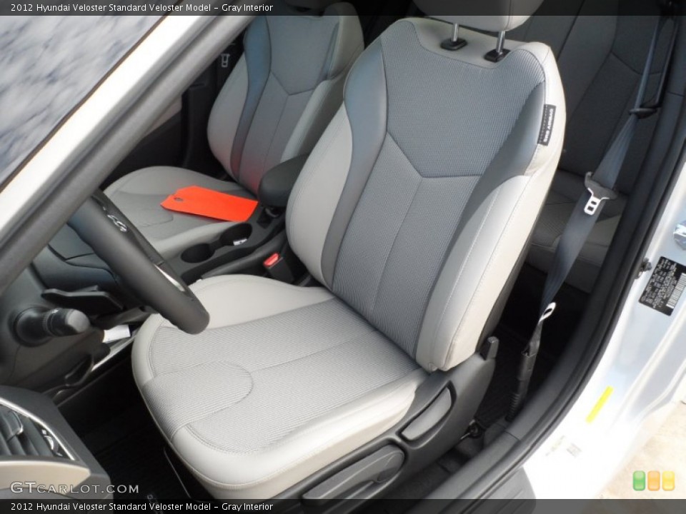 Gray Interior Front Seat for the 2012 Hyundai Veloster  #60748583