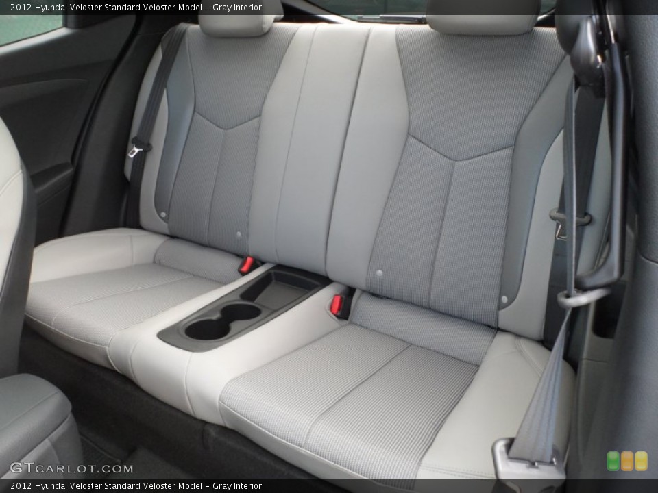Gray Interior Rear Seat for the 2012 Hyundai Veloster  #60748601