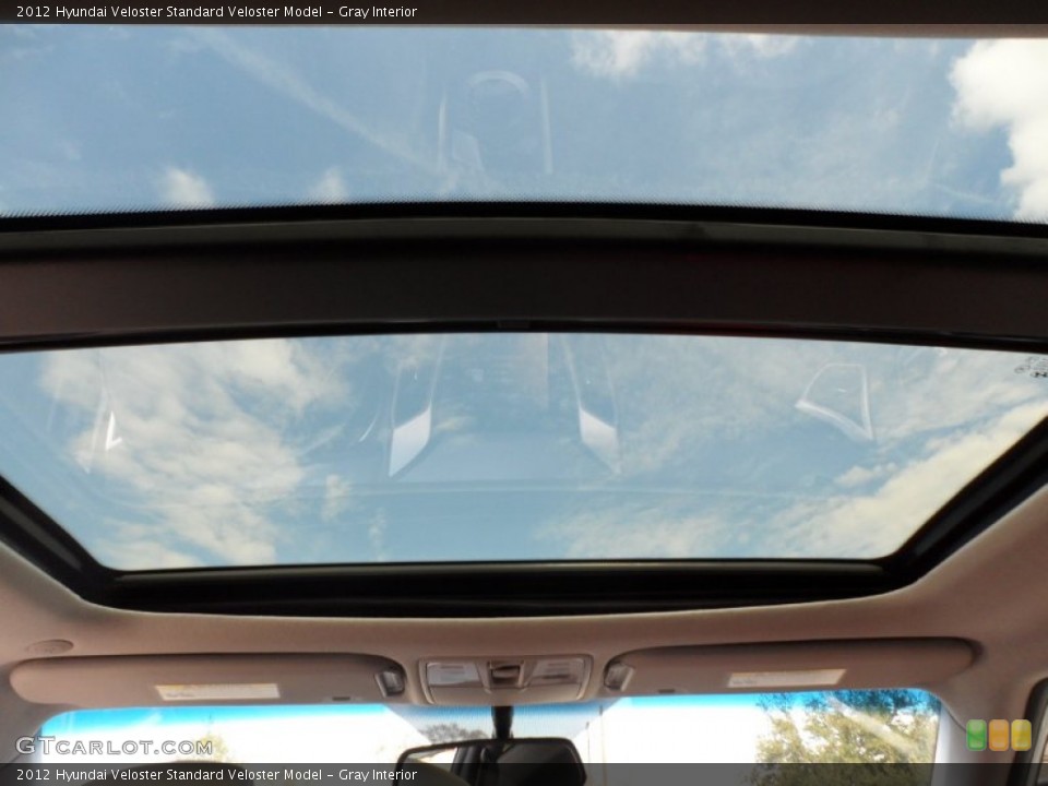 Gray Interior Sunroof for the 2012 Hyundai Veloster  #60748610