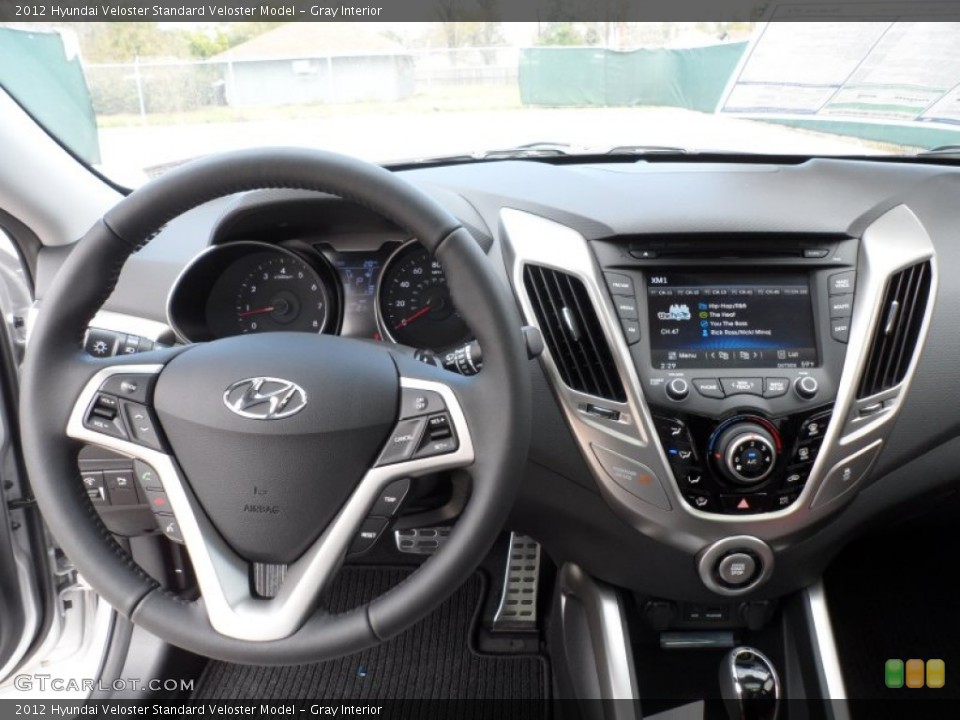 Gray Interior Dashboard for the 2012 Hyundai Veloster  #60748622