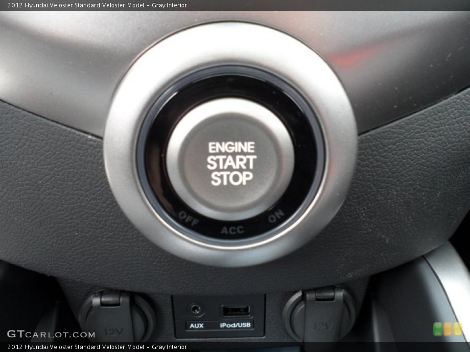 Gray Interior Controls for the 2012 Hyundai Veloster  #60748658