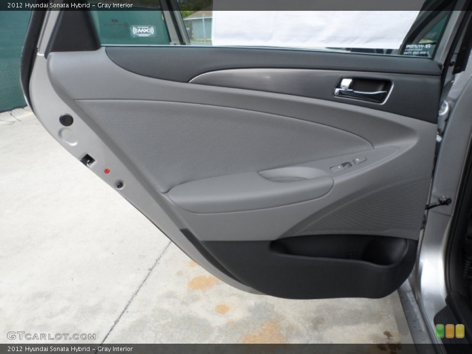 Gray Interior Door Panel for the 2012 Hyundai Sonata Hybrid #60751518