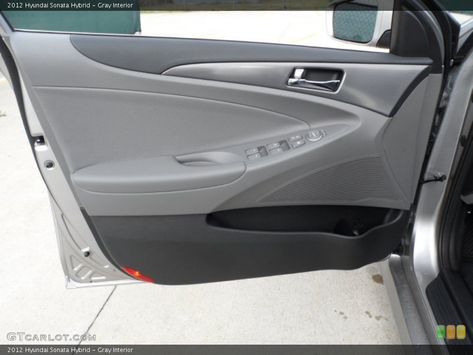 Gray Interior Door Panel for the 2012 Hyundai Sonata Hybrid #60751524