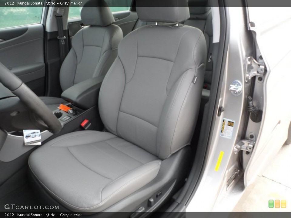 Gray Interior Photo for the 2012 Hyundai Sonata Hybrid #60751530