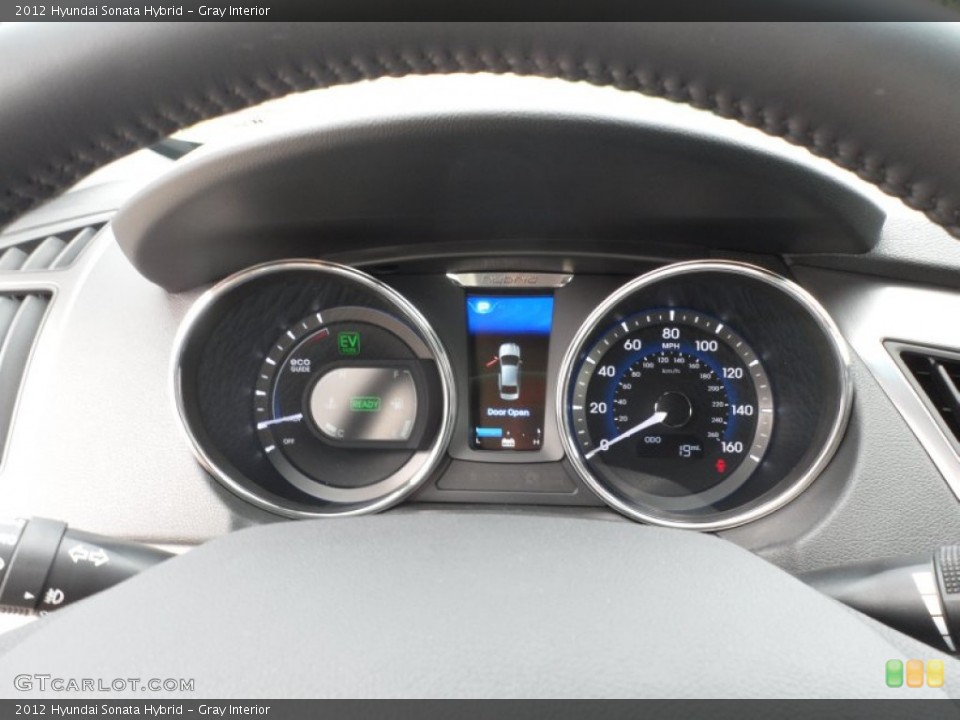 Gray Interior Gauges for the 2012 Hyundai Sonata Hybrid #60751560