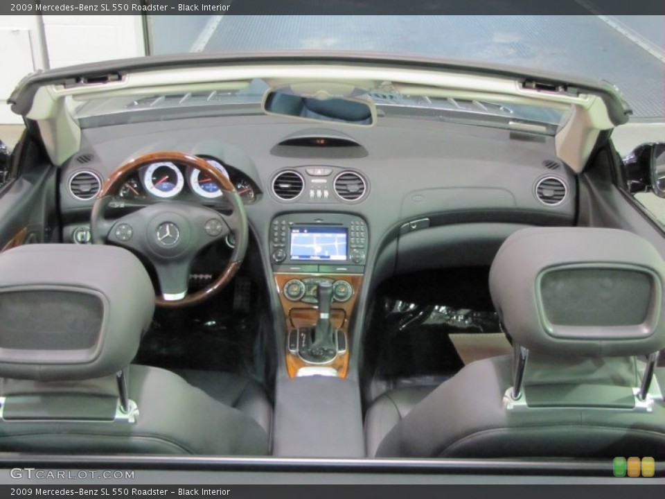 Black Interior Dashboard for the 2009 Mercedes-Benz SL 550 Roadster #60751848
