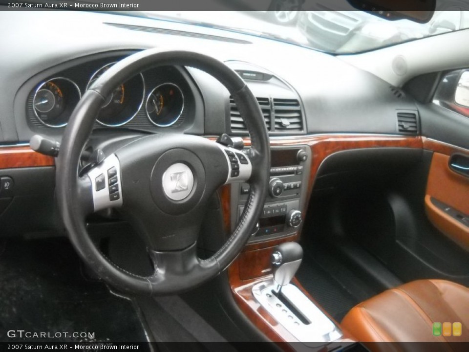 Morocco Brown Interior Steering Wheel for the 2007 Saturn Aura XR #60752061