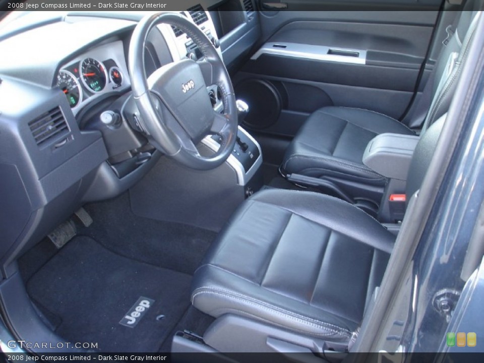 Dark Slate Gray Interior Photo for the 2008 Jeep Compass Limited #60754109