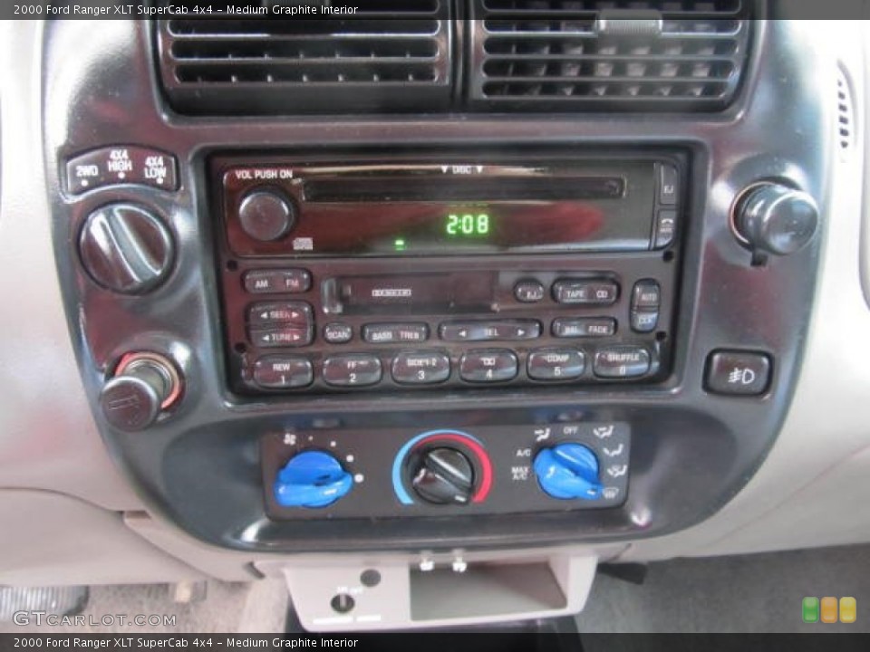 Medium Graphite Interior Audio System for the 2000 Ford Ranger XLT SuperCab 4x4 #60754524