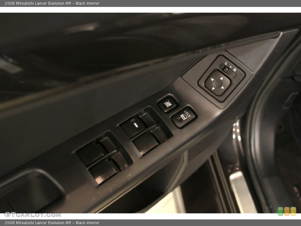Black Interior Controls for the 2008 Mitsubishi Lancer Evolution MR #60757076