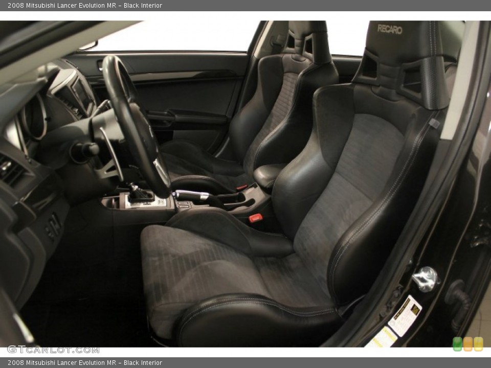 Black Interior Photo for the 2008 Mitsubishi Lancer Evolution MR #60757103