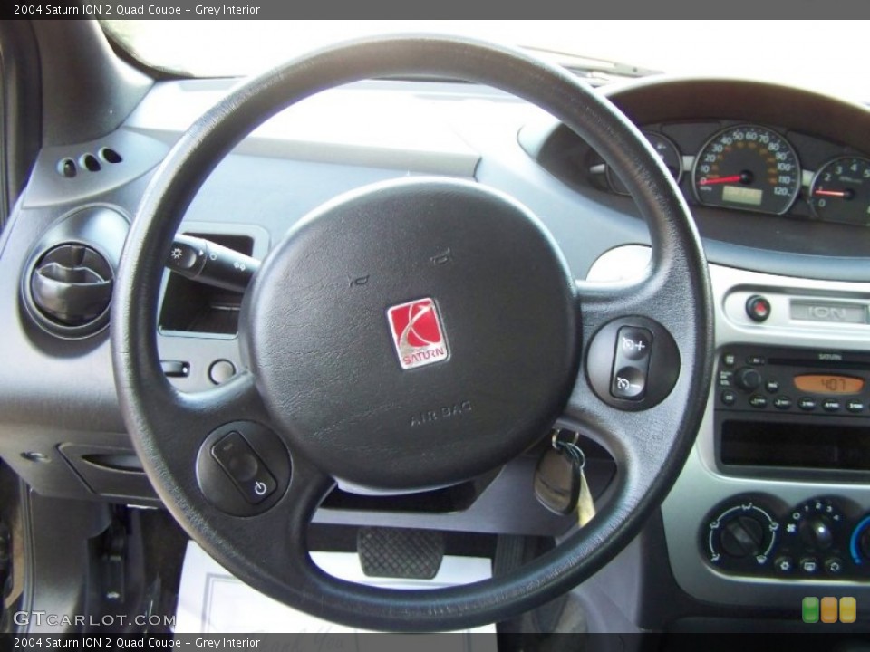 Grey Interior Steering Wheel for the 2004 Saturn ION 2 Quad Coupe #60759155